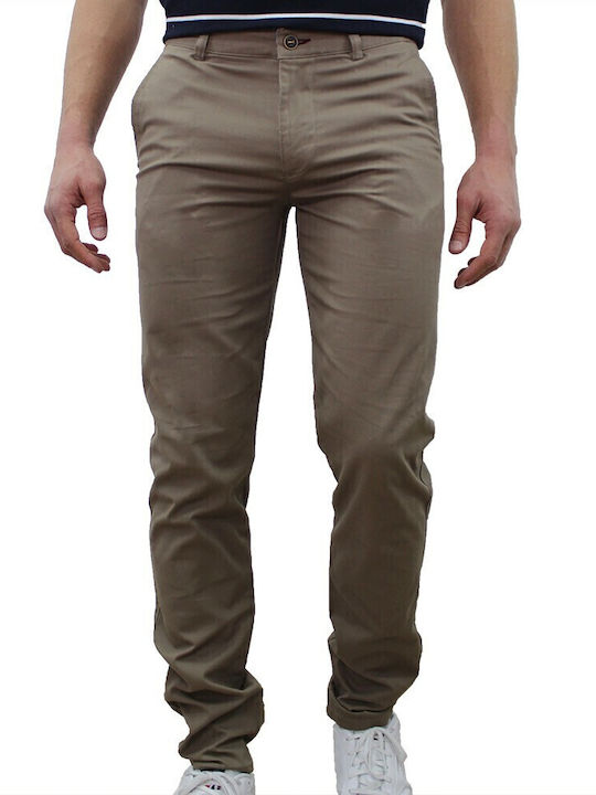 Ανδρικό Παντελόνι Chino Χακί