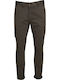 Trousers Chino Elastic in Loose Fit Brown