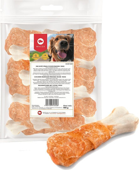 Maced rawhide pressed Deliciu pentru câini Rase mici fără gluten cu Pui 11.5buc 500gr