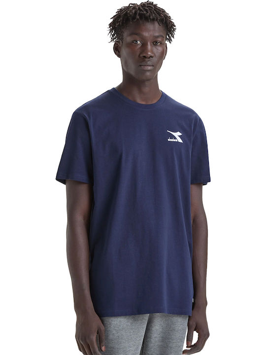 Diadora Ανδρικό T-shirt Κοντομάνικο Navy Μπλε