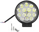 Roundς Waterproof Headlights Car LED 12V 42W 11cm with White Lighting 1pcs