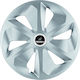 Jestic Car Hubcap Set with Isuzu Emblem 15" 4pcs Silver