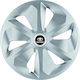 Jestic Car Hubcap Set with Daewoo Emblem 15" 4pcs Silver