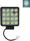 Squareς Waterproof Headlights Car LED Mazda 6 12V 48W 10cm with White Lighting 1pcs