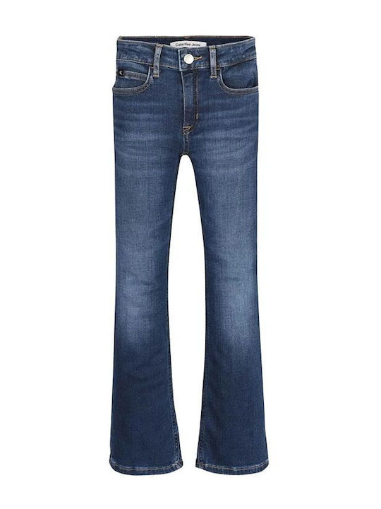 Calvin Klein Flare Kids' Jeans Trousers Blue