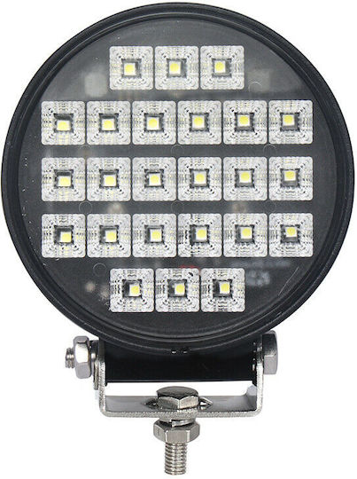 Roundς Headlights Car LED Universal Mercedes-Benz V Mitsubishi Pick-up 10 - 30V 28W with White Lighting 1pcs