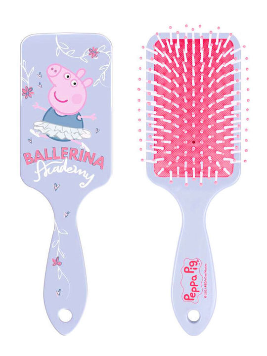 Cerda Kids Hair Brush Peppa Pig Purple