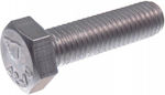 Coach Screw Hexagon Inox DIN 933 with Diameter M6 and Length 80mm