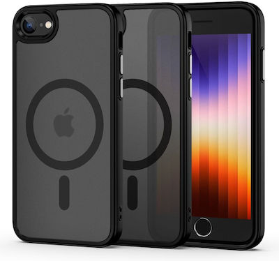 Tech-Protect MAGMAT Silicone / Plastic Back Cover Black (iPhone 8/7)