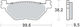 SBS Motorcycle Brake Pads for Yamaha TT / TDM 900 / FJR 1300 / XT