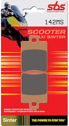 SBS Motorcycle Brake Pads Rear for Gilera Runner Sym Symphony 125 / Symphony 50 Vespa 50