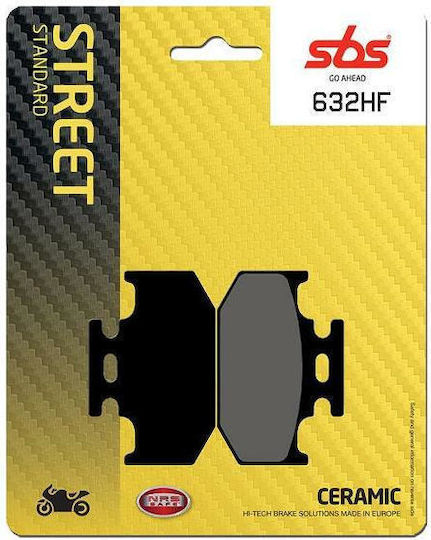 SBS Motorcycle Brake Pads FA152 for Kawasaki KLX 250 Yamaha DT 125 / XT