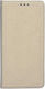 NetOne Style Smart Buchen Sie Synthetisches Leder Gold (iPhone 14)