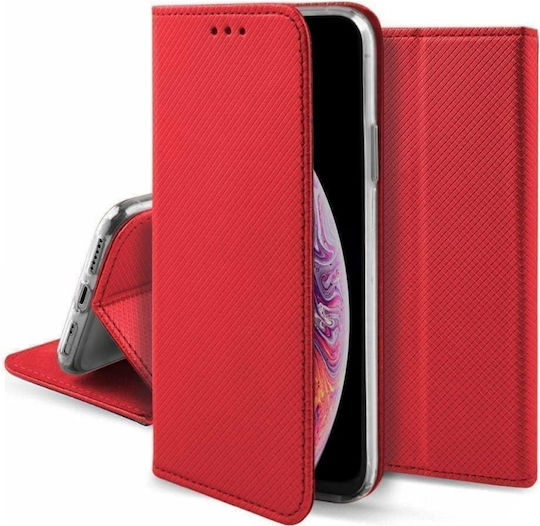 NetOne Style Smart Book Δερματίνης Κόκκινο (Xiaomi Mi 10 / Mi 10 Pro)