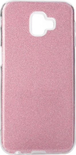 NetOne Back Cover Σιλικόνης Ροζ (Galaxy J6+)