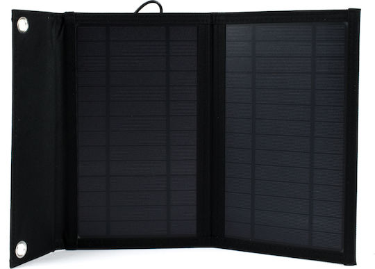 JG Αναδιπλούμενο Ηλιακό Panel Φορτιστής 15W με USB Output (Φορητών Συσκευών) (201476)