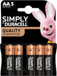 Duracell MN1500 AA 1.5V 5бр AAXBADUR0006