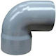 Interplast Pipe Elbow Fitting PVC 75mm NX636