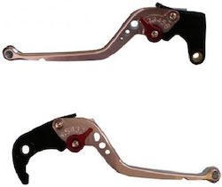 Set of Motorcycle Brake/Clutch Levers Adjustable for Honda CBR 600 Silver 220-01-36007 Set of Motorcycle Brake/Clutch Levers Adjustable for Honda CBR 600 Silver 220-01-36007