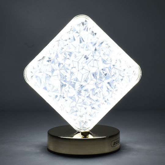 Andowl Διακοσμητικό Φωτιστικό Qd004y LED Ρυθμιζόμενο Λευκό 15.5x10x18εκ.