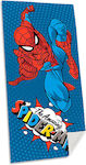 Kids Licensing Prosoape de plajă pentru copii Albastru Spiderman 140x70cm SPM-D37A