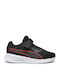 Transport AC Kids Sports Shoes Running with Hoop & Loop Closure Black
