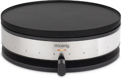 HKoenig Crepe Maker 33cm Negru 1500W