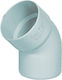 Fasoplast Γωνιακή σύνδεση σωλήνα PVC 125mm 8022045125