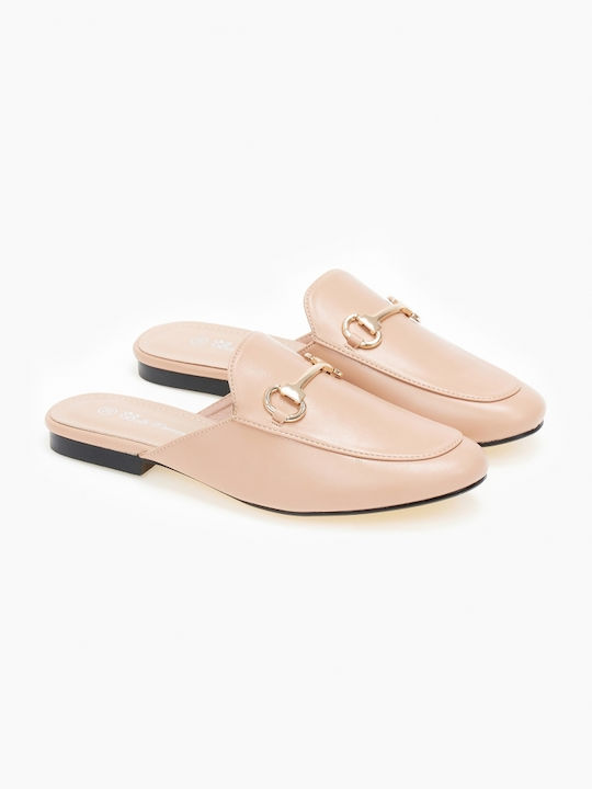 Issue Fashion Flat Mules Pink 0585/8004239