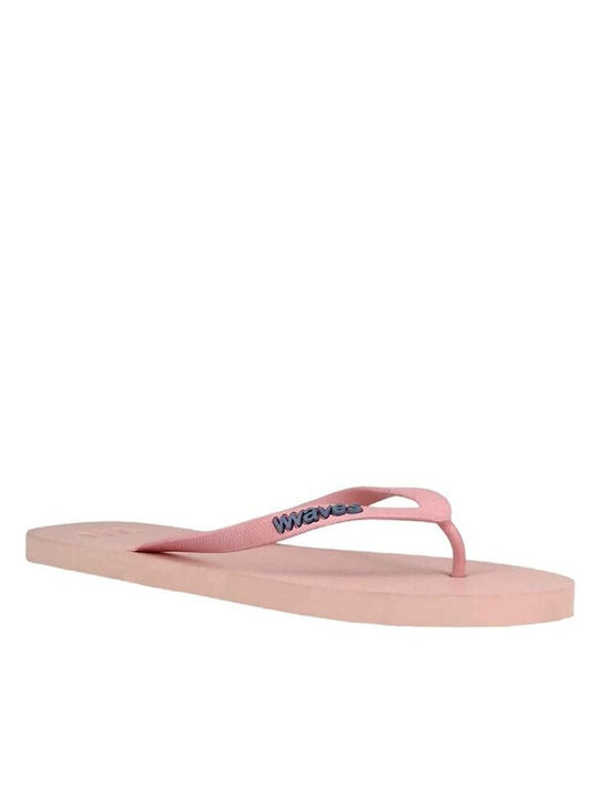 Waves Women's Flip Flops Pink