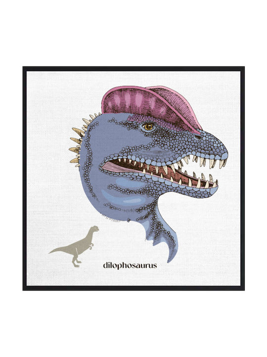 Walls Kids Wall Art Framed Diplodocus with Blac...