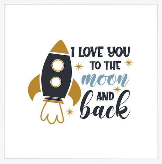 Walls Kids Wall Art Framed Rocket Phrase