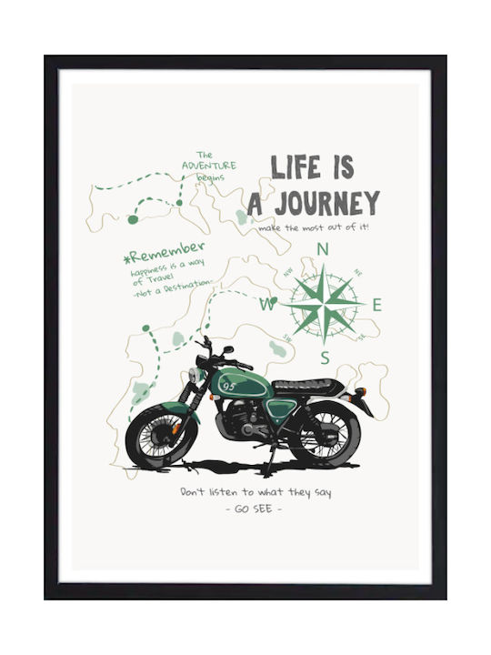 Walls Детска Рамка Life Is A Journey от Дърво 15x20бр