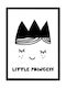 Walls Kids Wall Art Little Princess with Black Frame 40x50cm Wooden