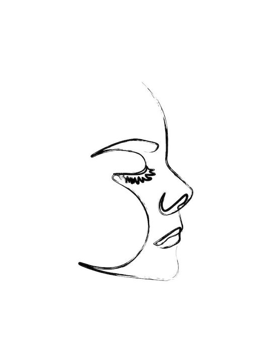 Walls Αφίσα Art Line Woman Profile 20x20cm