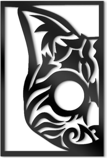 Walls 3D Decorațiune Pentru Perete Siluetă Pisicuță Din Lemn 40x40cm
