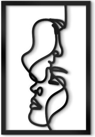 Walls 3D Декоративен Силует Couple In Love От Дърво 40x40cm
