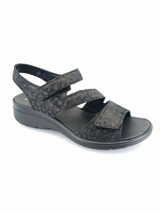 Imac Leder Damen Flache Sandalen Anatomisch in ...