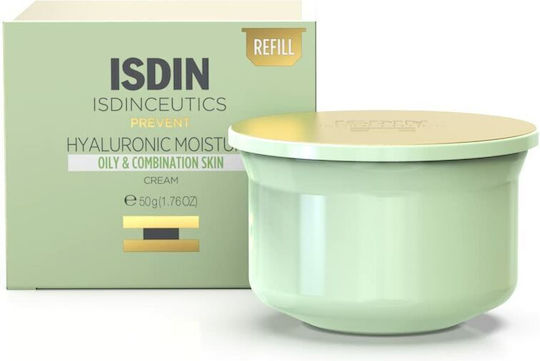 Isdin Isdinceutics Prevent Refill Ενυδατική Κρέμα Προσώπου με Υαλουρονικό Οξύ 50gr