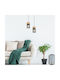Rabalux Callum Pendant Light Black with Socket E27 95x9.5cm