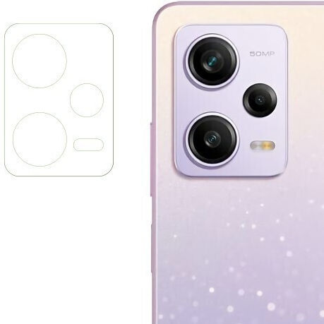 Lens Kameraschutz Gehärtetes Glas Transparent für das Redmi Note 12 Pro