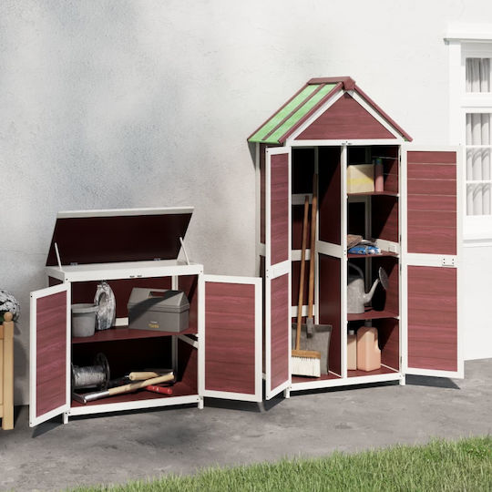 Wooden Garden Shed 0.79x0.53x1.85m