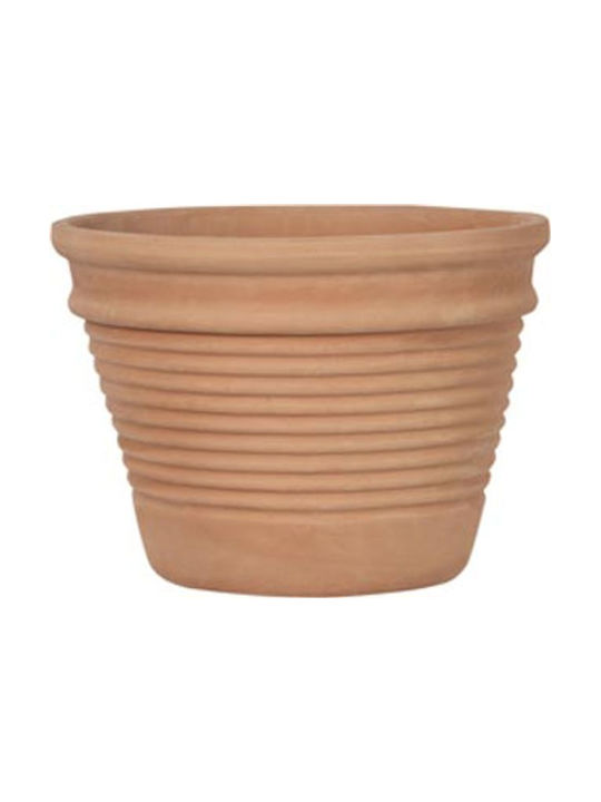 Esteras Γλάστρα Πλαστική Καφέ 33x33x24εκ.