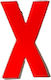 Sign with Text in Orange Color 3cm 6308000000091