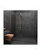 Orabella Serena Shower Screen for Shower with Sliding Door 60x185cm Clean Glass Oro