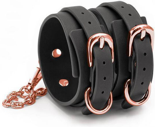Ns Novelties Bondage Couture Ankle Белезници в Черен Цвят