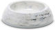 Savic Delice Marble Пластмаса Купа Храна & Вода за Куче & Котка с Основа 300мл 11.5см в Сив Цвят