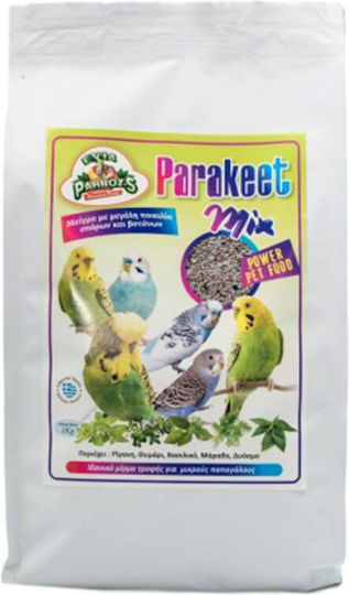 Evia Parrots Parakeet Mix Храна за буджеригари 1kg