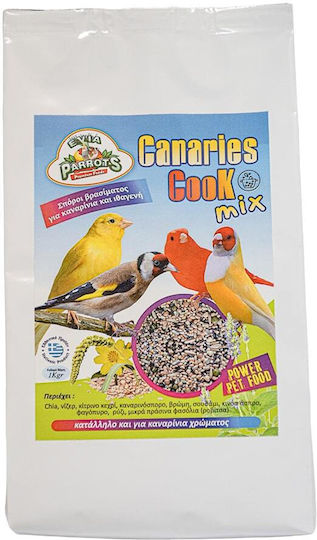 Evia Parrots Mix Birds Food for Canaries 1kg