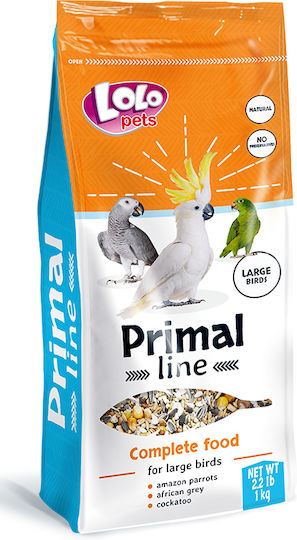 Lolo Pets Primal Line Futter für Große Papageien 1kg